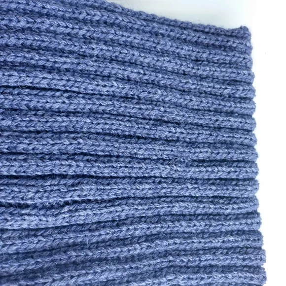 Scarf Infinity Hand Crafted  Blue Alpaca Bamboo Cowl Balaclava - Picture 10 of 16